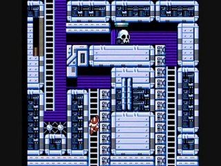 Megaman 4 part 14 -  Le château de Wily, second niveau.