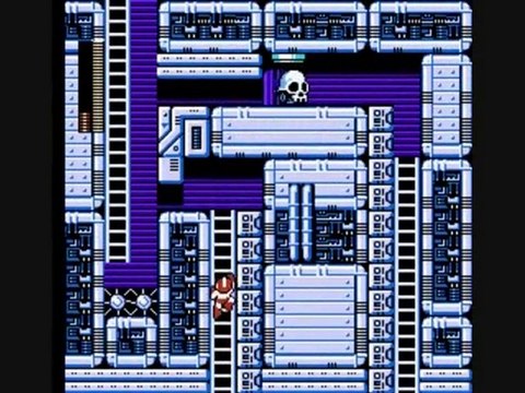 Megaman 4 part 14 - Le château de Wily, second niveau.