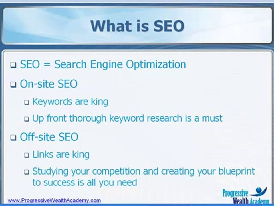FREE SEO Program Part 3