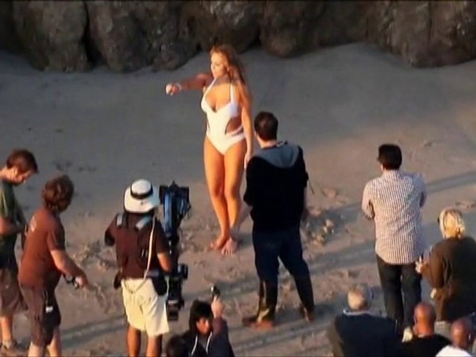 SNTV - Exklusiv: Mariah am Strand