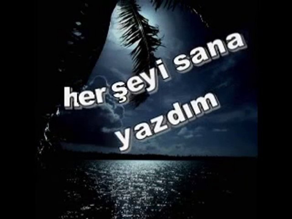 geceyi sana yazdım