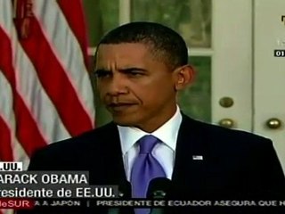 Obama espera que negociaciones logren el nacimiento del Esta