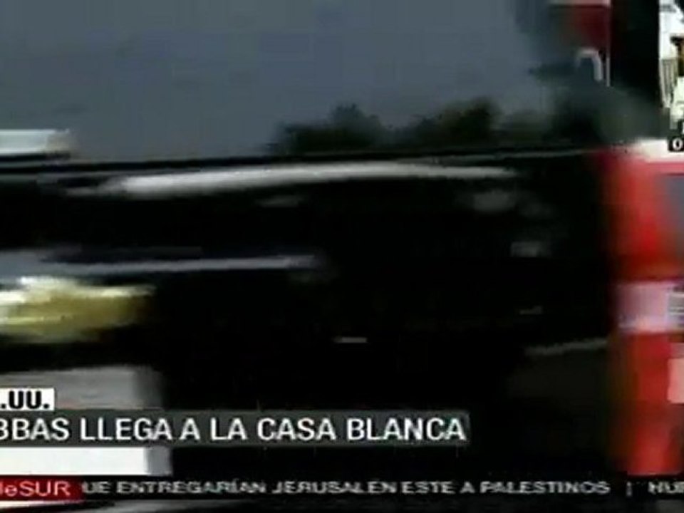 Abbas llega a la Casa Blanca