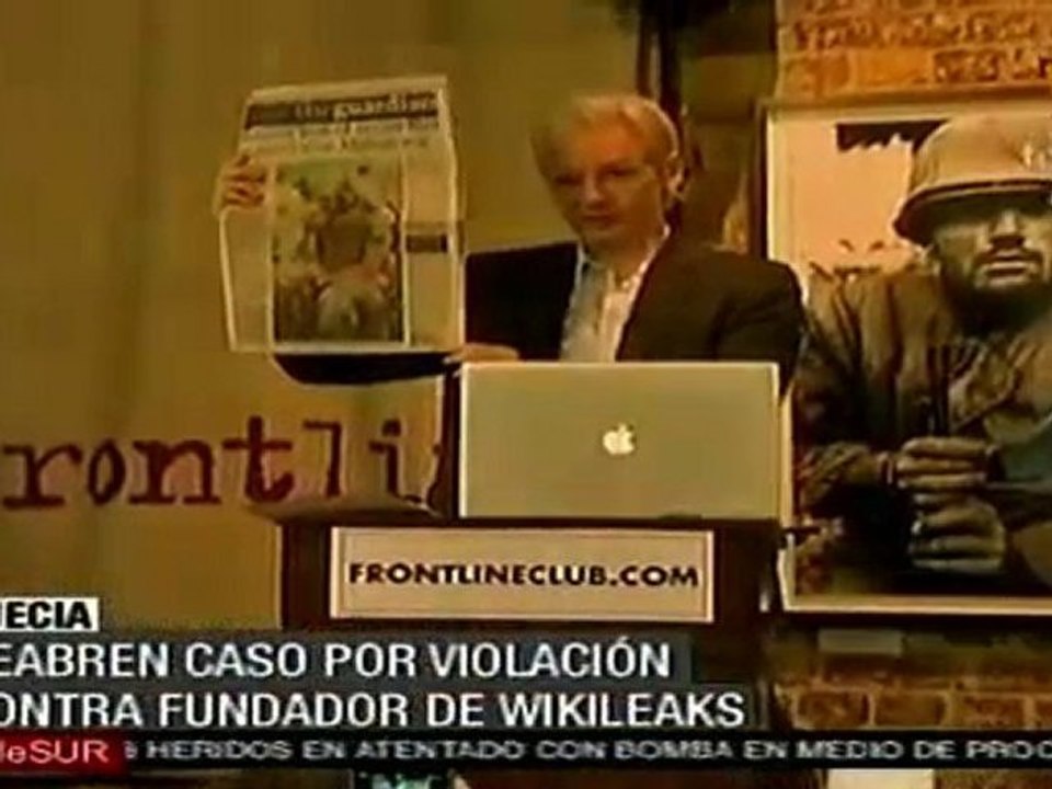 Suecia reabre investigación sobre creador WikiLeaks