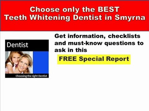 Teeth Whitening Denitst in Smyrna GA - Tooth Whitening Fast