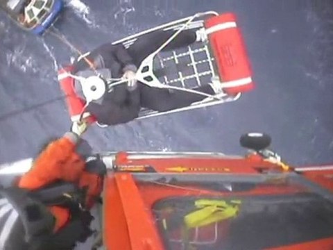 Coast Guard medevac from fishing vessel