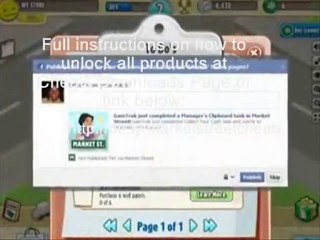 Market Street Cheats - Unlimited Money and Products