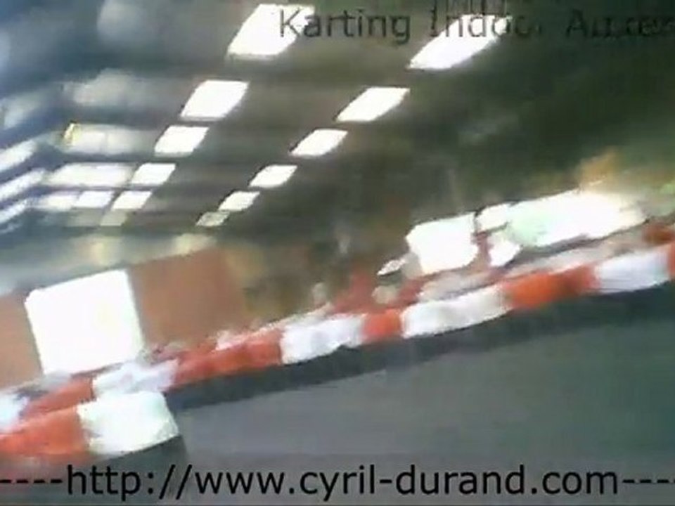 Camera embarquee au Kart indoor Auxerre