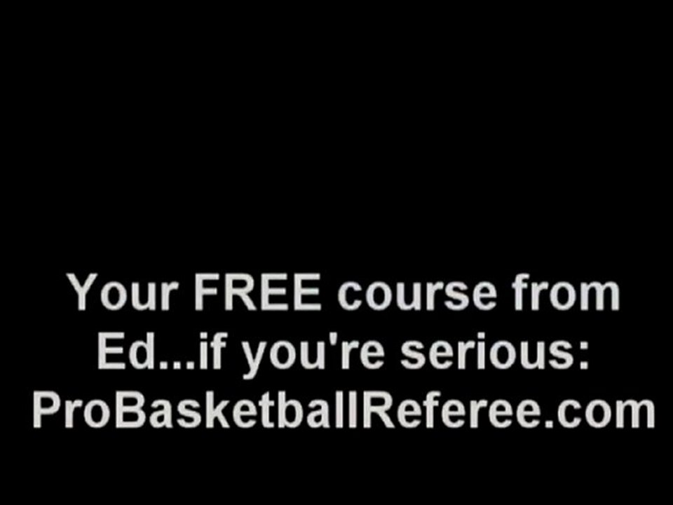 Pro basketball referee teamwork-youth Jr HS NCAA D-1 NBA va