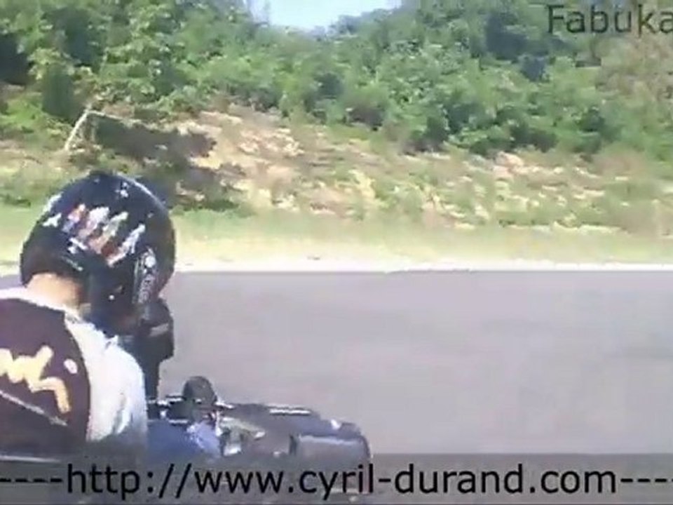 Camera embarquee au circuit de Layrac