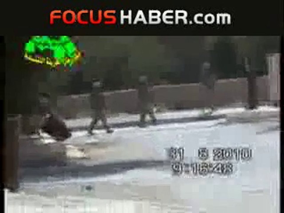 Amerikan askerinin vurulma anı!