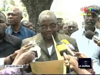 Remise des abris bus par l’ambassade de Chine au Congo