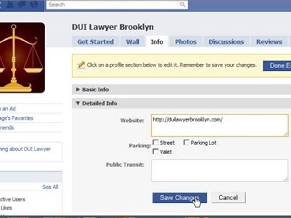 Creating a facebook fan pages for local business