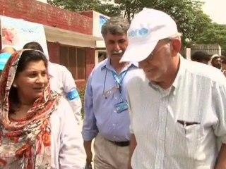UNICEF Executive Director visits Pakistan's flood-stricken Charsadda district
