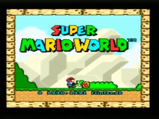 présentation [super mario world] SNES par c4n4r