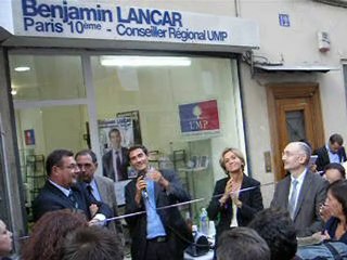 Inauguration de la permanence de Benjamin Lancar