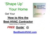 Best Destin HVAC Contractor: Electric vs Gas HVAC Heating S