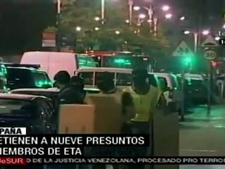 Arrestan en España a 9 presuntos miembros de ETA