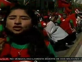 Indígenas argentinos reclaman tierra para producir sus alim