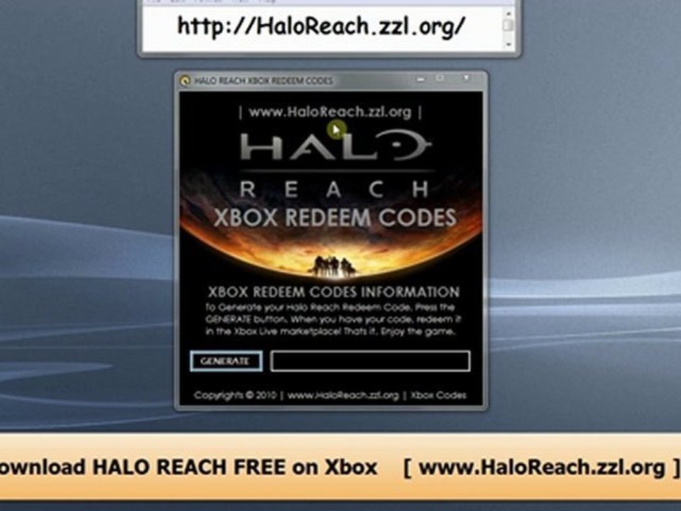 GET HALO REACH FREE ON XBOX360 *FREE HALO REACH"