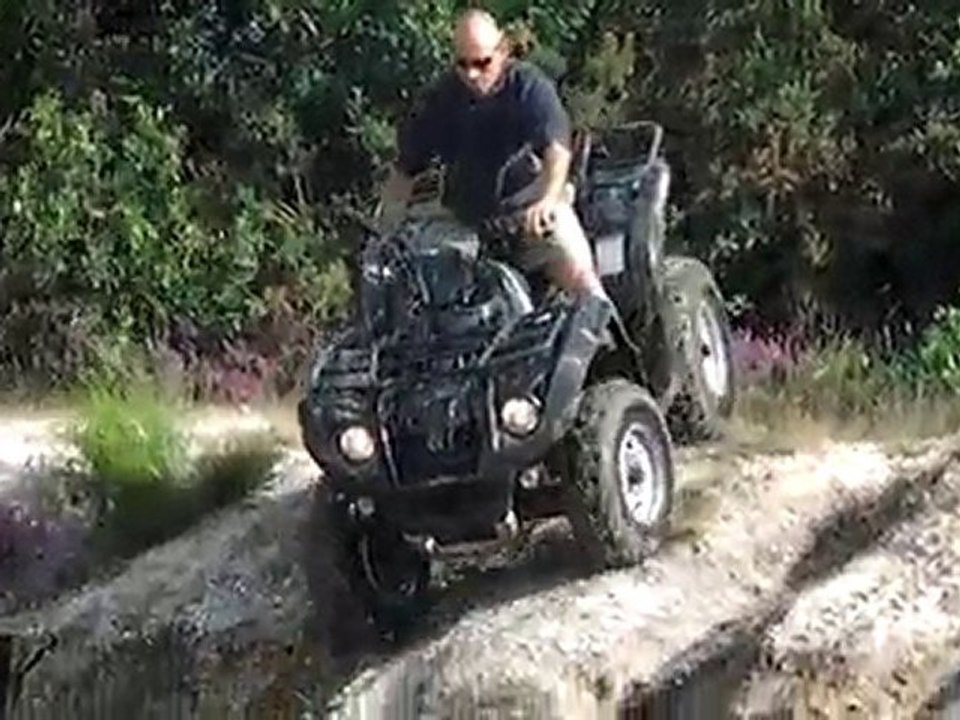 dans de l'eau qui pu