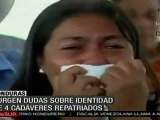 Surgen dudas sobre identidad de 4 cadáveres hondureños rep