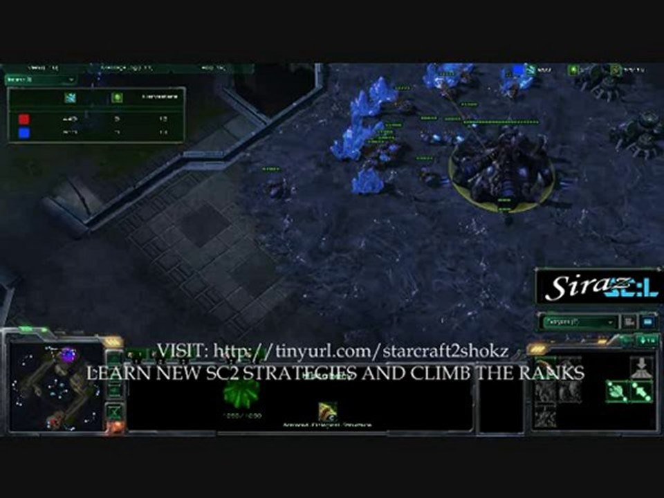 StarCraft 2 - Siraz - Ace(P) vs MysticPrime(Z) - Metalopolis