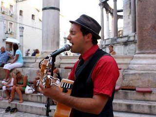 J63 - "Je continue ma route" à Split (Croatie)