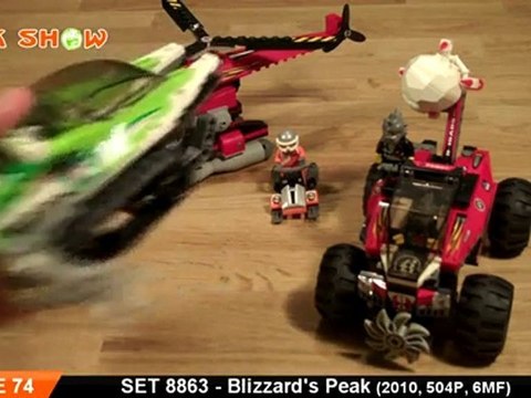 LEGO 8863 Review : LEGO Blizzards Peak World Racers Review