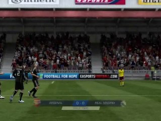 FIFA 11 - Arsenal vs Real Madrid - Match complet