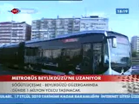 Beylikdüzü Metrobüs TRT Haber