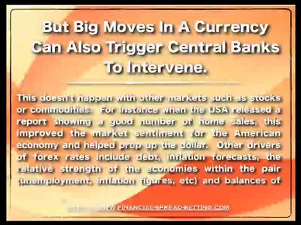 Spread Betting: What moves the Forex Markets