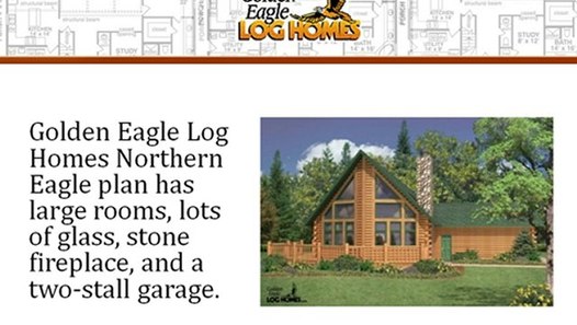 Log Home Floorplan Showcase Northern Eagle By Golden Eagle