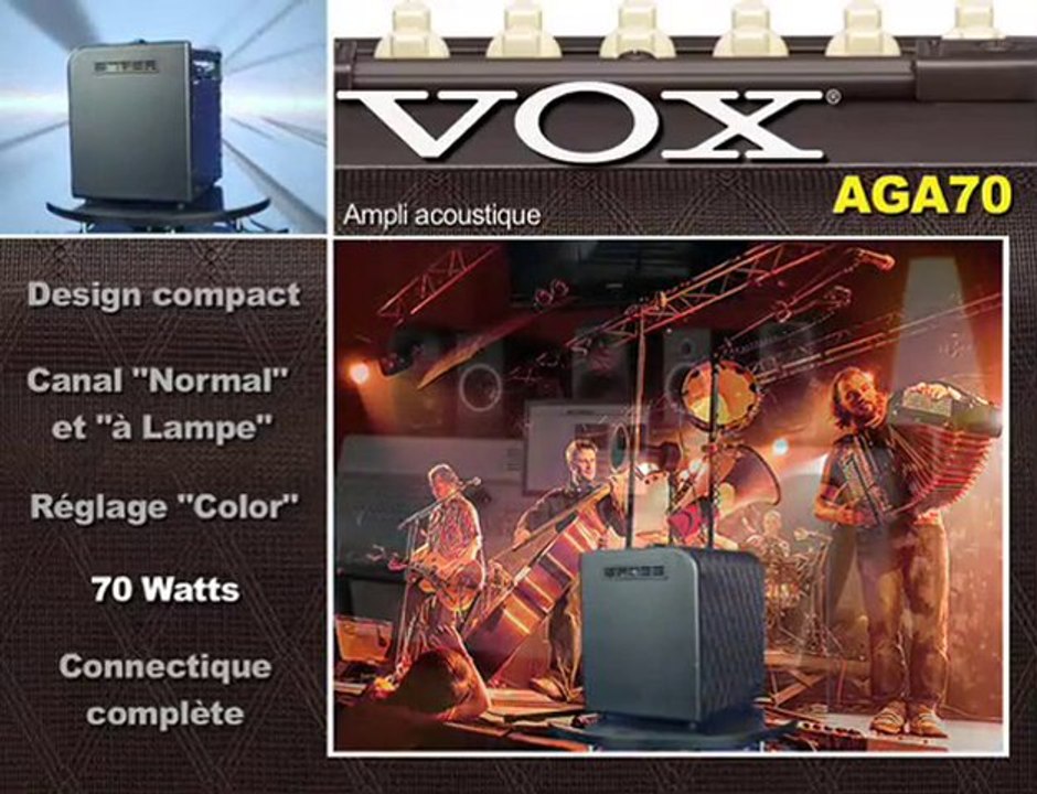 Ampli guitare acoustique Vox AGA70 (La Boite Noire)