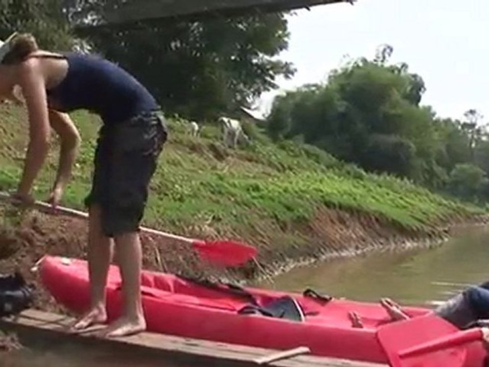 Kayak the Sankar River, Cambodia. Episode 24-3min
