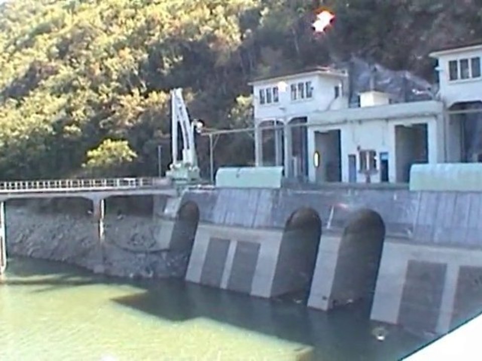 vidange du barrage de pinet sud aveyron