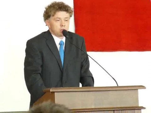 Kazimierz Czachor na nadzwyczajnej sesji rady miasta