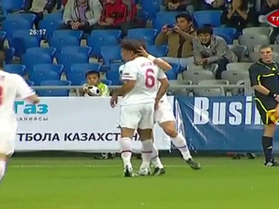 Kazakistan Türkiye Euro 2012 Grup Eleme Maçı 2. gol hamit..