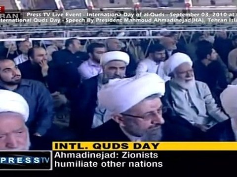 el-Quds Day 2010 speech Ahmadinejad 3 September 2010 1