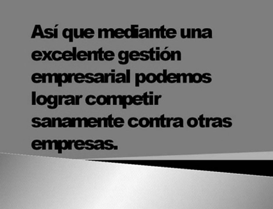 Que es la Gestión Empresarial