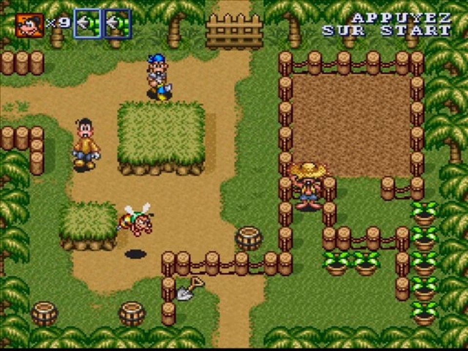 Test de Goof Troop ( Snes ) (la bande à dingo et max )