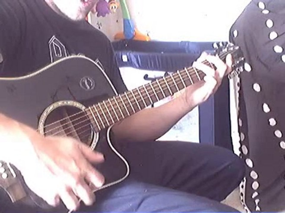 lesson tapping percussion a la guitare