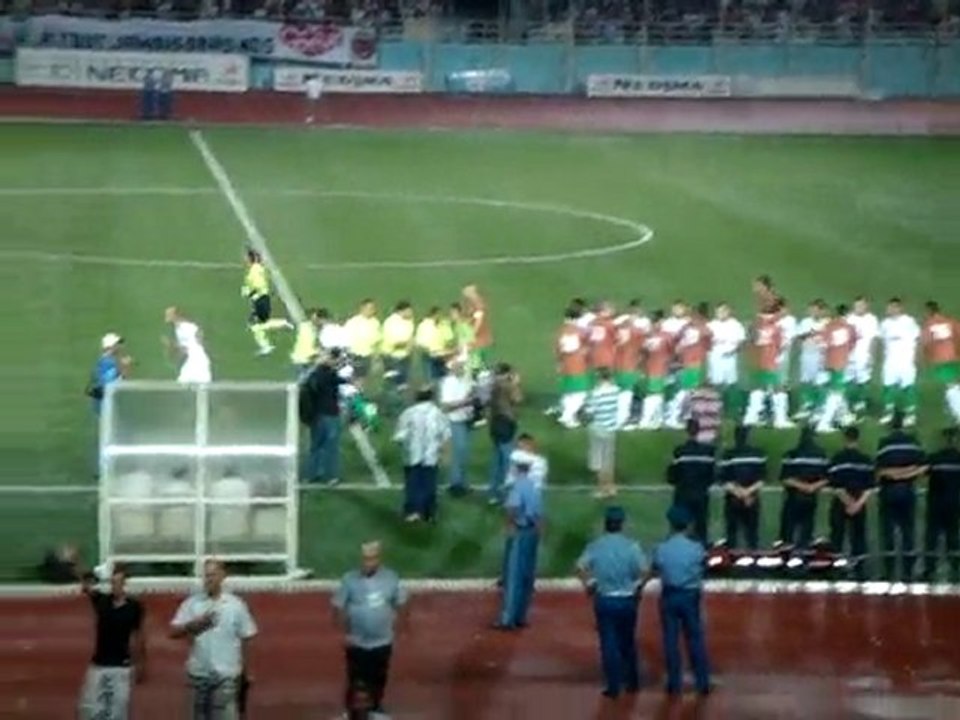 JSMB-MCA 2-1 TOURNOI FEU HACEN LAHMER ,Minute de silence