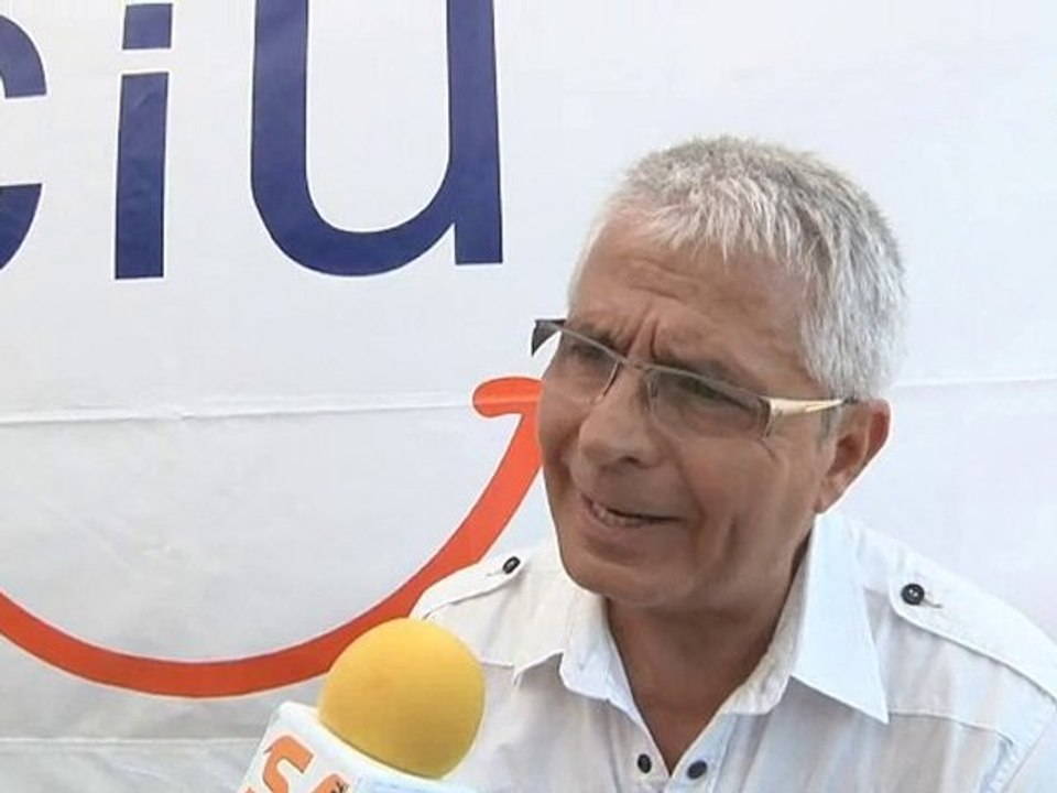 040910 Joan Gaspà de CIU SAB parla de la festa major