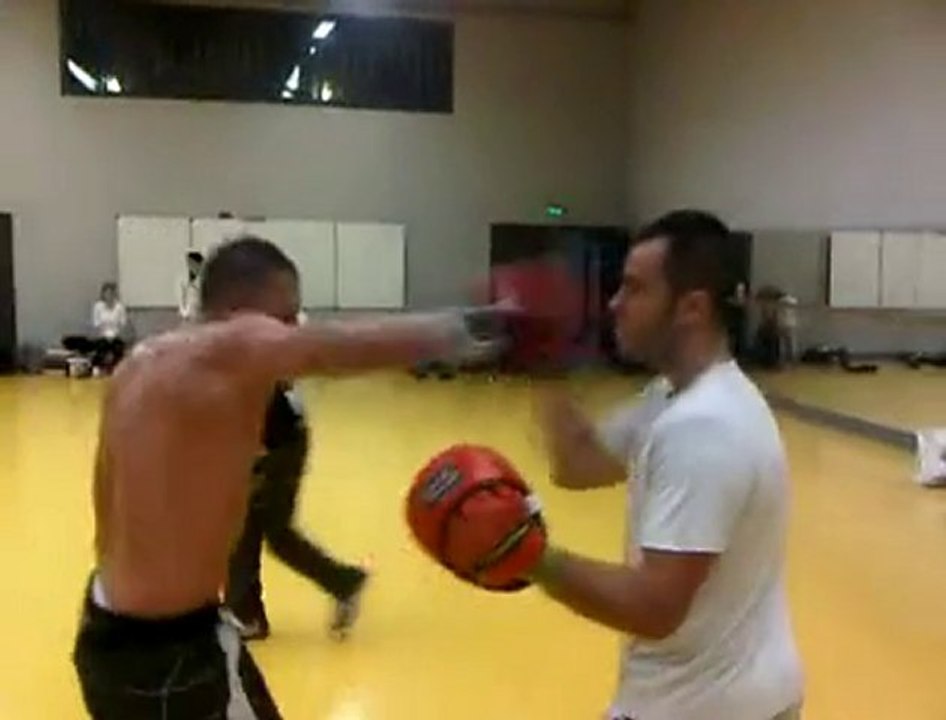 Entrainement technique Boxe Anglaise Nicolas
