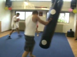 Frappe au sac - Nicolas - Kick Boxing