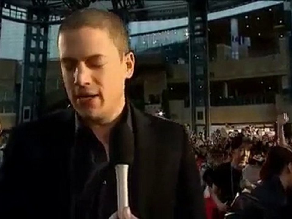 Wentworth Miller at the RE Afterlife Premiere Interview