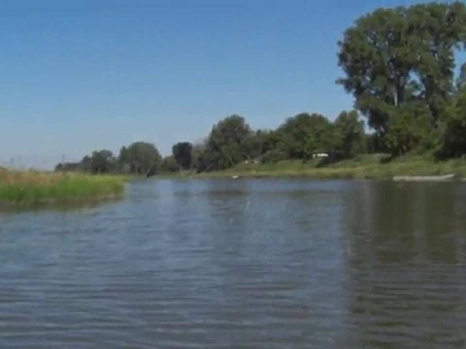 Seule sur la rive