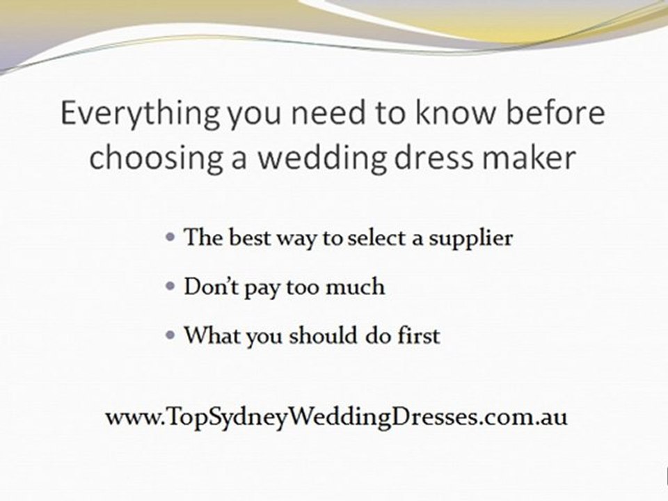 Sydney Wedding Dresses - finding the right dress for you