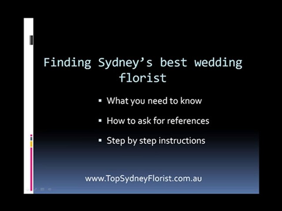 Sydney Wedding Flowers - Choosing Wedding Flowers In Sydney